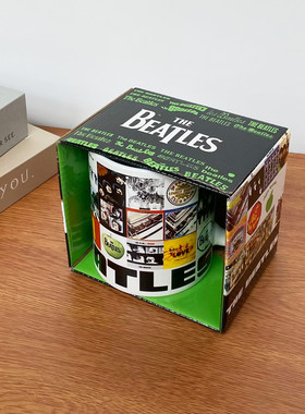 英国披头士Beatles摇滚乐队水杯子陶瓷马克杯甲壳虫音乐潮杯