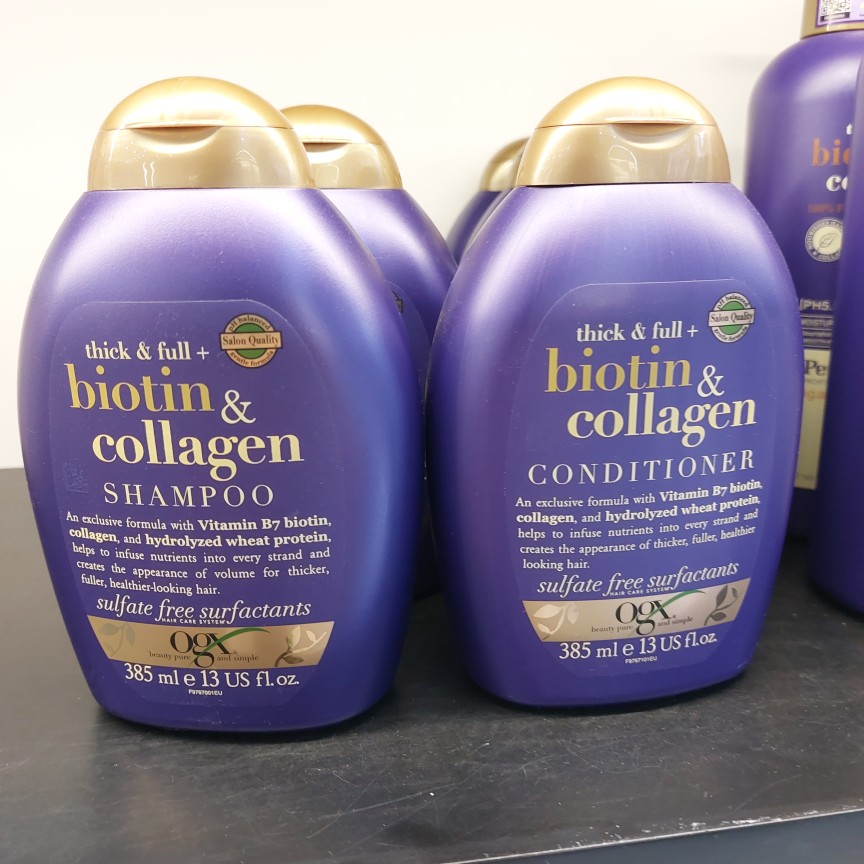 越南代买OGX蔻姬丝巴西角蛋白护发素洗发水385ml