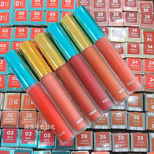 韩国正品BBIA天鹅绒长管丝绒雾面唇釉丝绒雾面哑光口红高级色