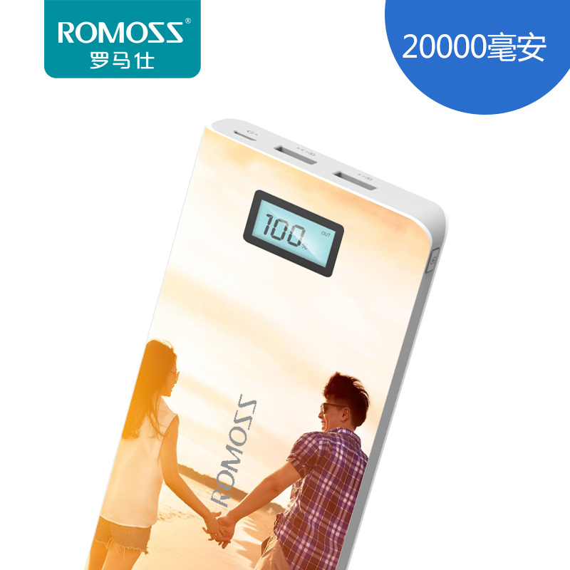 ROMOSS/ÂÞÂíÊËsense6plusÒº¾§ÏÔʾ20000ºÁ°²´óÈÝÁ¿³äµç±¦¿É°®¿¨Í¨ÊÊÓÃÓÚvivo»ªÎªoppoÕýÆ·50000Ô×°80000³¬ÃÈ