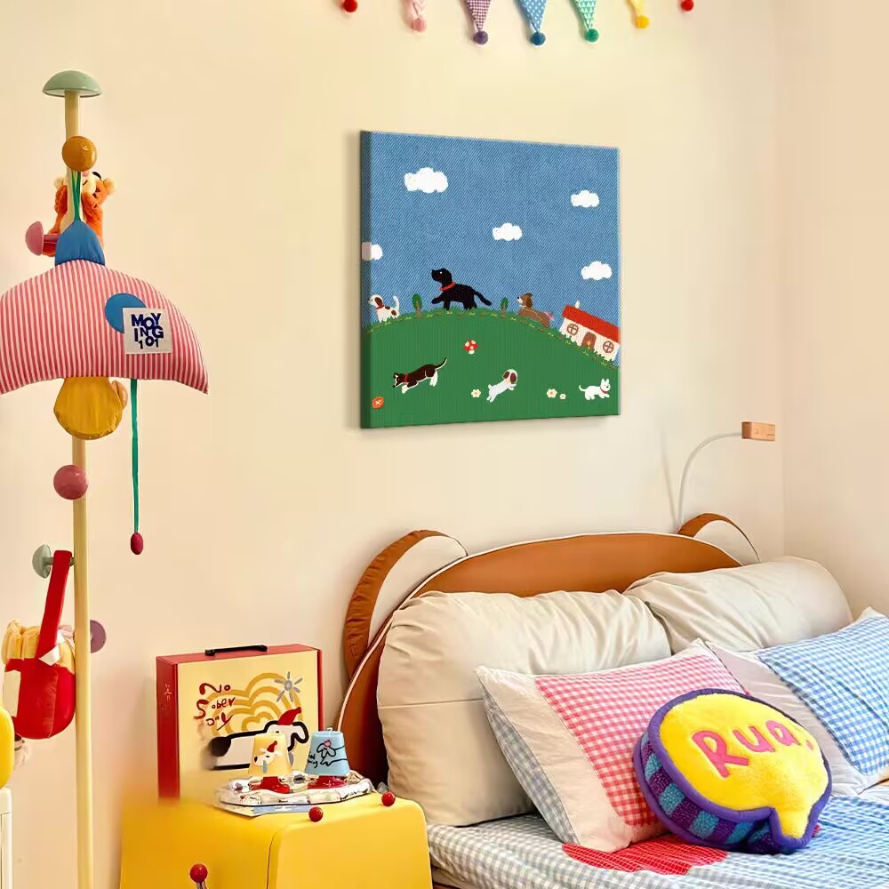 壹半艺术客厅玄关卧室简约风挂画