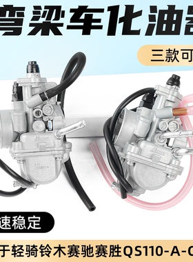 摩托车赛胜赛驰QS110-A-C-2化油器弯梁车胜歌FD110欧二国三汽化器