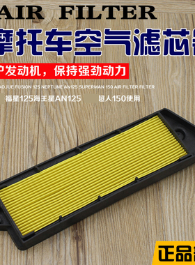 摩托车海王星 福星HJ125T-2超人 AN125T QS150空气滤芯滤清器