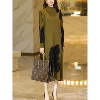 遮肚子配大衣的内搭长款打底裙