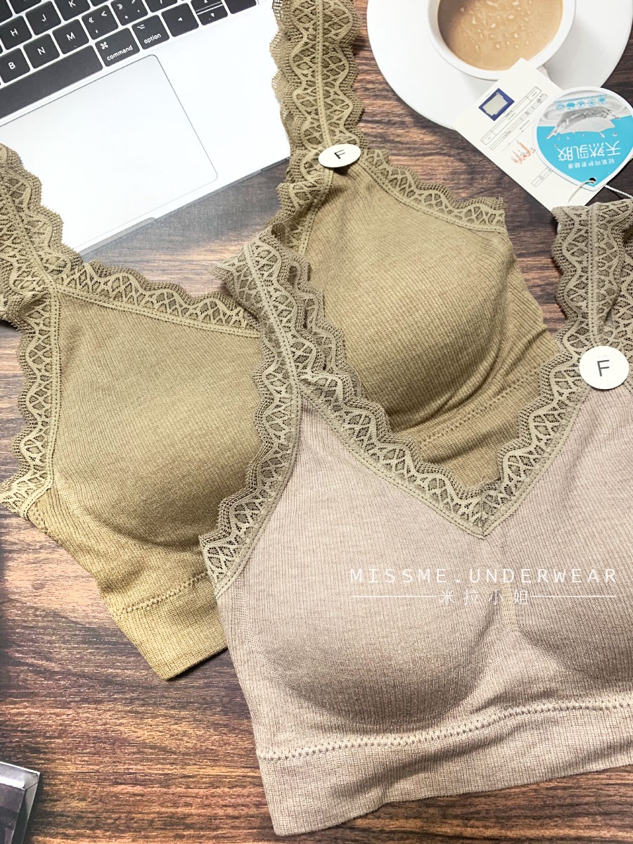 黛美芮无钢圈乳胶厚垫固定杯美背