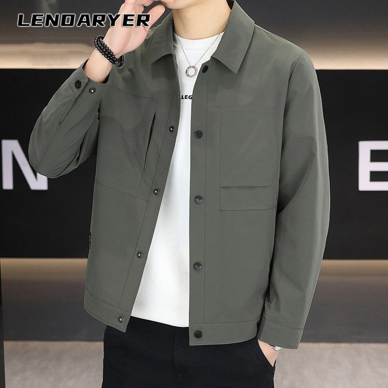 Lendaryer男士夹克2025春秋季新款轻奢潮流适合搭配的夹克男士休