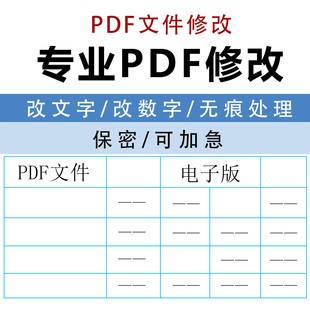 专业p图修图批图无痕P图p图片处理ps修图改pdf字ps去水印精修美工
