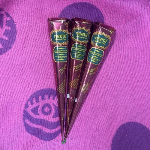 棕色印度原装正品身体海娜膏