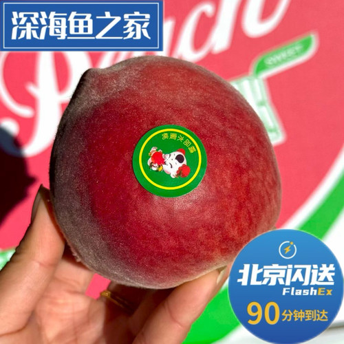 北京闪送 川宝精品水蜜桃 16粒水果礼盒