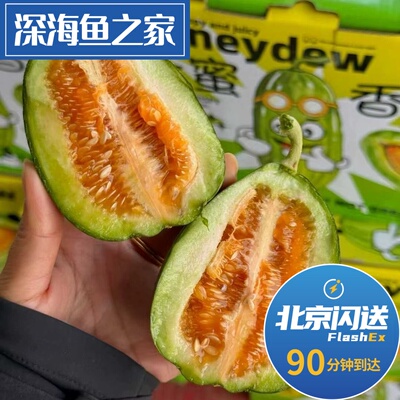 北京闪送 约3斤 耘宝云蜜香瓜 绿美人 皮薄酥脆香味十足