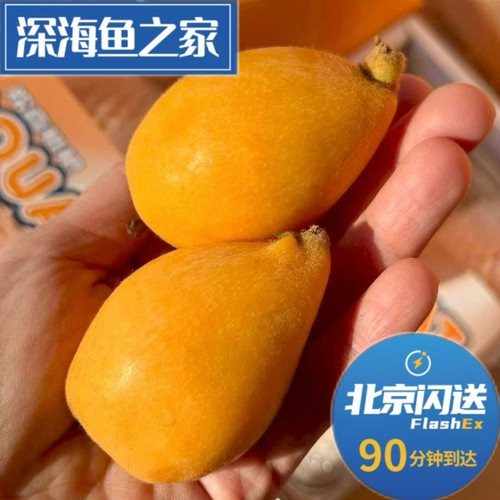 北京闪送 蜜诺娃五星枇杷 四盒装水果礼盒