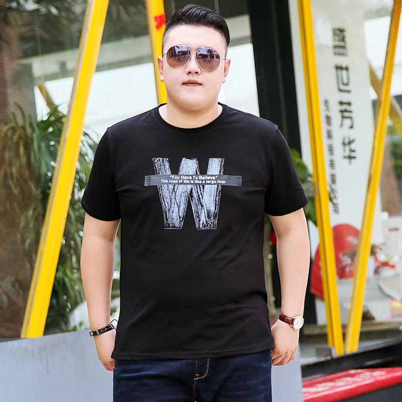 summer Add fertilizer XL men's wear The fat Short sleeved T-shirt Outsize Easy T-shirt fat people Base coat 300 Jinin the Men's clothing, T-shirt  category - from Buy2taobao.com to provide professional Taobao agent buy service