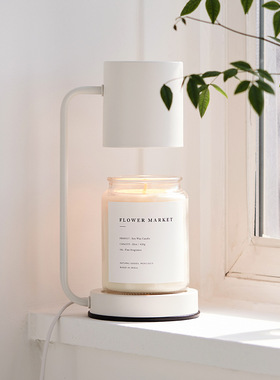 无火香薰融蜡烛灯简约复古台灯定时调光香氛香薰床头卧室ins礼物