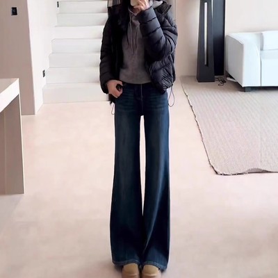 【送运费险】美式微喇牛仔裤女