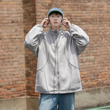 2025秋季新款日系cityboy麂皮绒拼接夹克外套J221-P80108，男装夹克，电商A036A