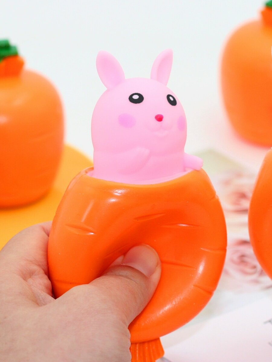 감압 장난감 핀치 음악 크리 에이 티브 벤트 공 짜기 당근 토끼 사무실 어린이 재미 있은 장난 감압 유물