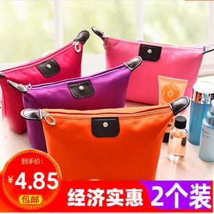 包邮 旅行化妆包便携韩国简约洗漱包大容量多功能化妆品收纳袋防水