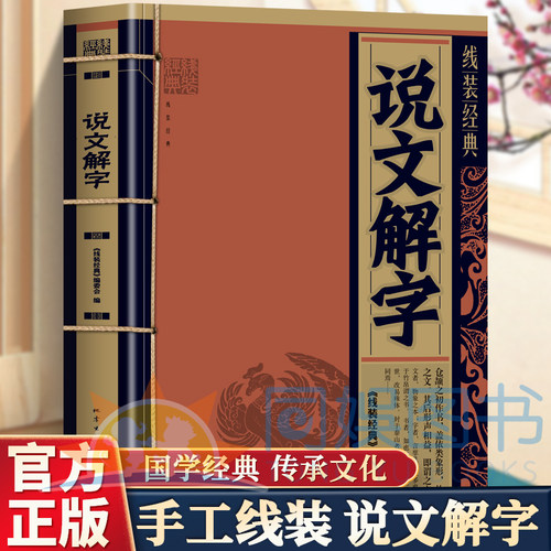 线装珍藏版 说文解字 语言文字古代汉语字典 国学经典古文字学研究详解部首段玉裁注咬文嚼字细说汉字深入浅出解析汉字造字逻辑