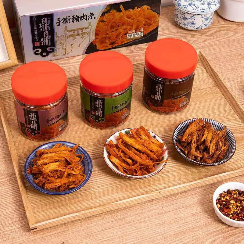 福建鼎鼎手撕猪肉条混合口味