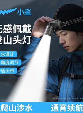 日本品质2026新款野外强光超亮户外登山超长续航头戴式照明灯3001