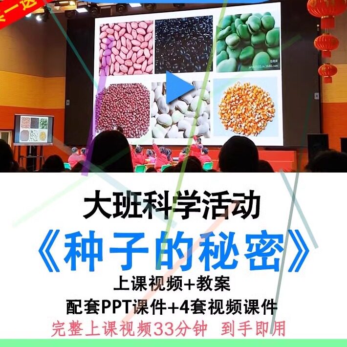幼儿园优质公开课大班科学活动《种子的秘密》种植教案ppt课件.