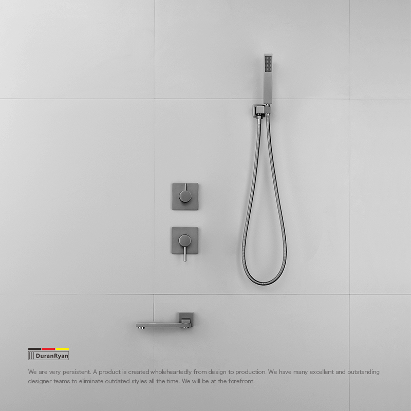 杜拉入墙式广东淋浴杜拉莱恩黄铜