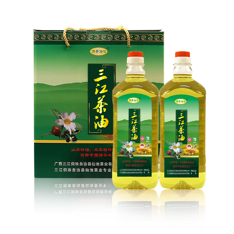 侗美仙池广西三江茶油物理压榨
