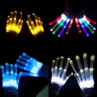 LED发光手套表演节日气氛酒吧KTV演出活动道具通用 抖音网红同款