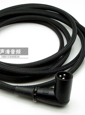 适用惠威m3a m1a m3amkii 三芯主副音箱连接音频线3针卡侬公对公