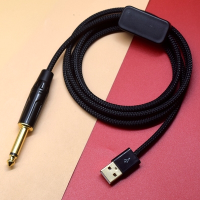 发烧级电脑USB转6.5音频线录音线