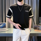 潮牌T恤男设计感短袖宽松体恤2024新款半截袖上衣夏季潮TX09-P48，男装T恤，电商D323（原B261）