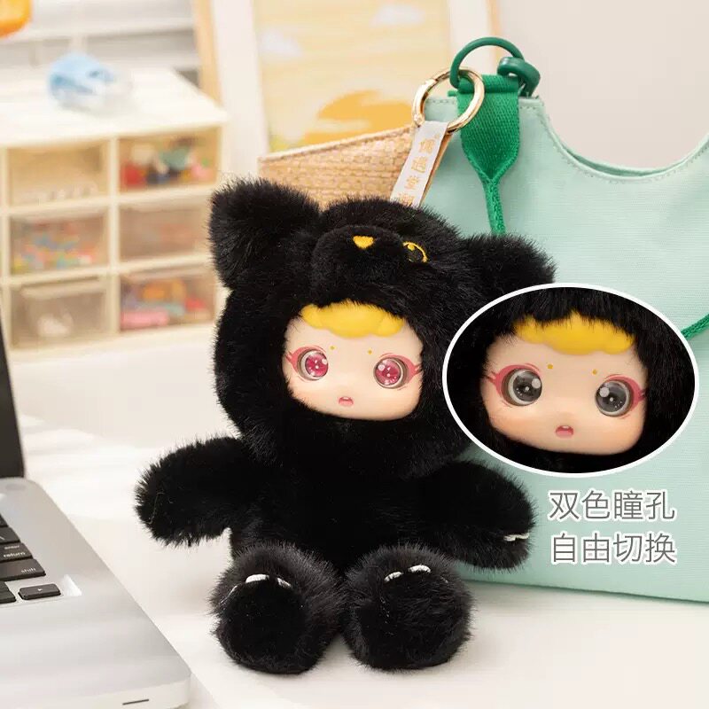 可爱卡通跑跑小公仔眼睛可转动毛绒玩具挂件布娃娃钥匙扣挂饰玩偶,玩具/童车/益智/积木/模型,毛绒/玩偶/公仔/布艺类玩具,淘宝优惠券,粉丝福利购,淘宝优惠卷