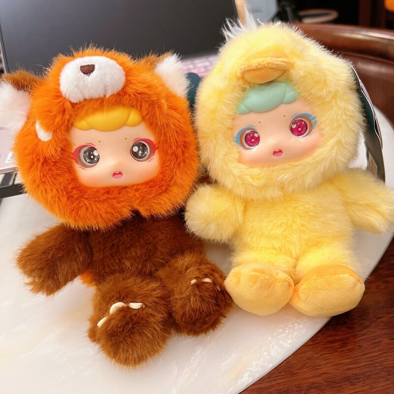 偶遇跑跑正版可爱小熊玩偶毛绒玩具超萌安抚桌伴公仔布娃娃挂件