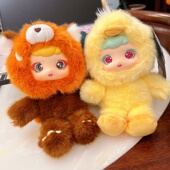 偶遇跑跑正版 可爱小熊玩偶毛绒玩具超萌安抚桌伴公仔布娃娃挂件