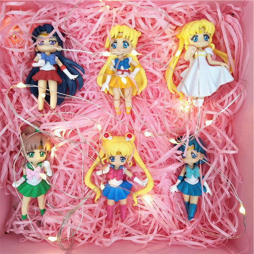 现货月亮公主公仔可爱治愈桌摆件