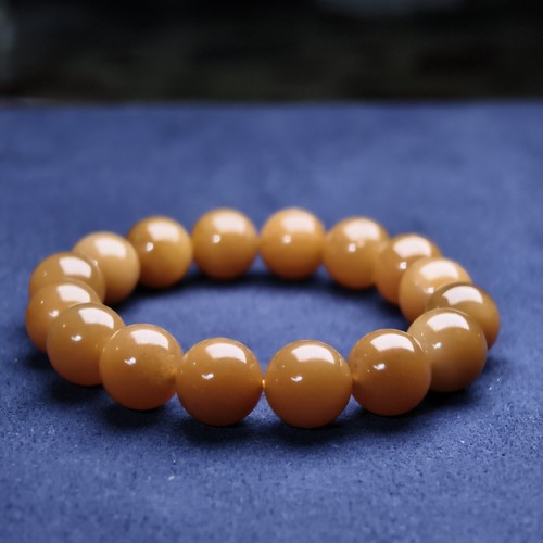 和田玉山料纯糖男女款手串手链黄金糖红糖卡12