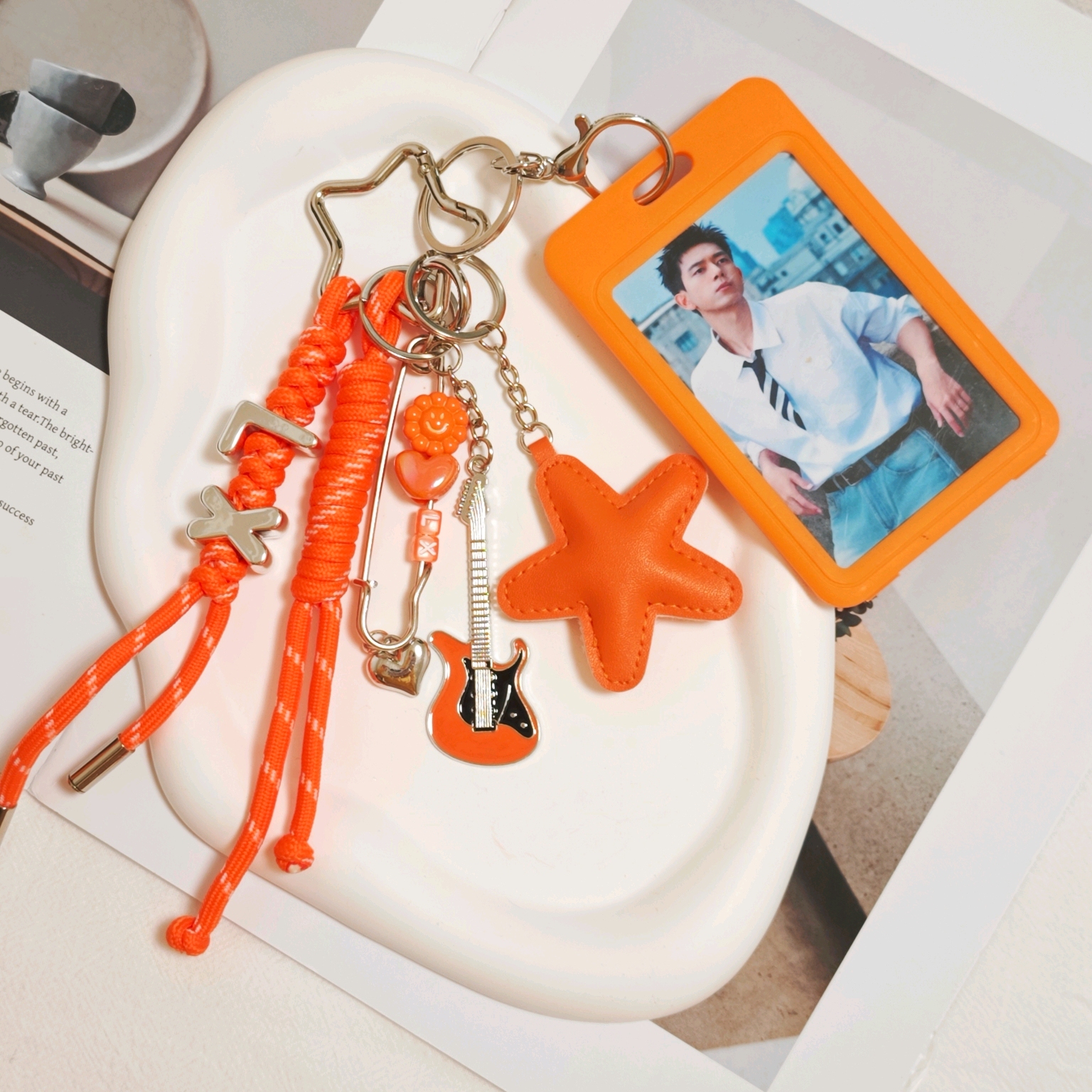 【原创】李现应援字母挂件粉丝应援色演唱会周边创意钥匙扣