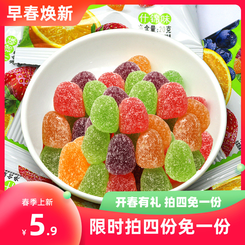 Four free A fruit fruit juice Soft sweets 20gX5 Fruit flavor Gummy children VC Tangwanghong qq candyin the Snacks/Nuts/Specialty , Sweets and snacks/Jelly/Pudding , Candy  category - from Buy2taobao.com to provide professional Taobao agent buy service