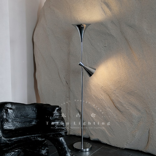 包豪斯复古喇叭氛围感客厅落地灯