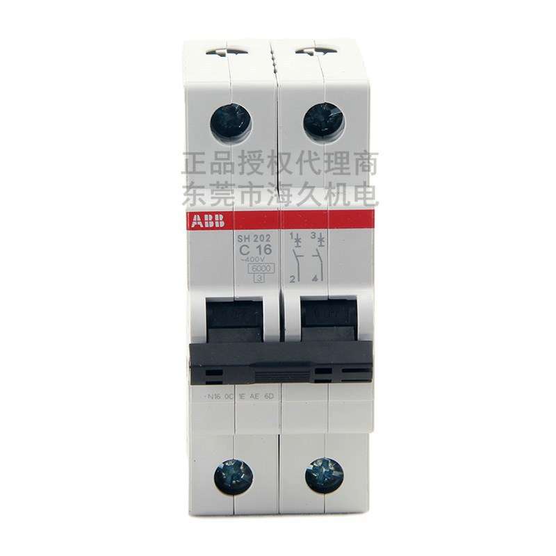 ABB低压开关SH200系列交流断路器SH202-D2;2CDS212001R0021