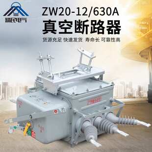 ZW20柱上真空断路器ZW20-12F/630A高压分界零序柱上开关遥控智能