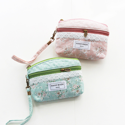 零钱包女布艺收纳小钱包逛街买菜