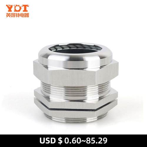 304不锈钢电缆防水接头M型密封固定葛格兰头M12M20电缆锁紧头