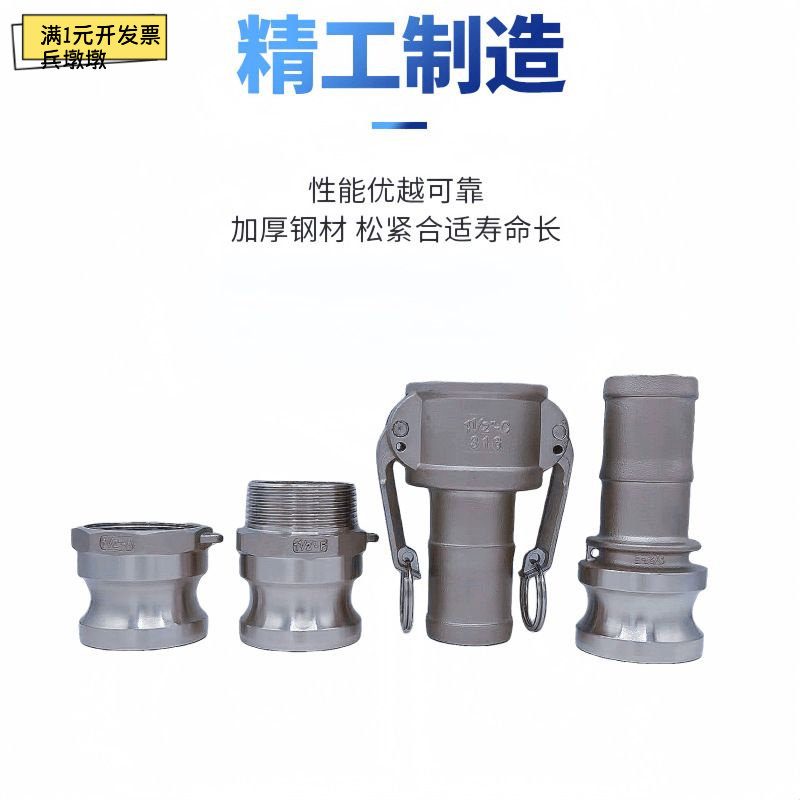 304不锈钢快速接头CE认证