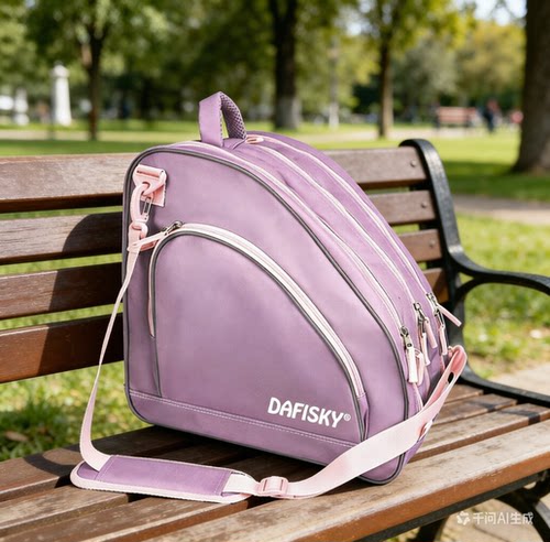 跨境DAFISKY旱冰鞋包溜冰鞋专用斜挎包速滑专用冰刀滑冰鞋收纳包