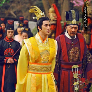 古装男唐朝唐代皇帝皇上帝王太子龙袍唐太宗高宗玉皇大帝演出服装