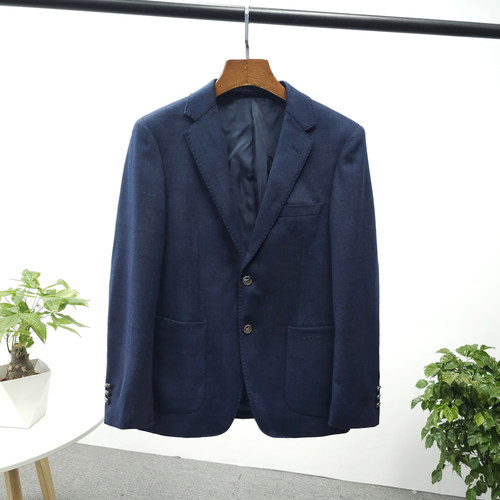 春款男士绵羊毛商务休闲毛呢西服