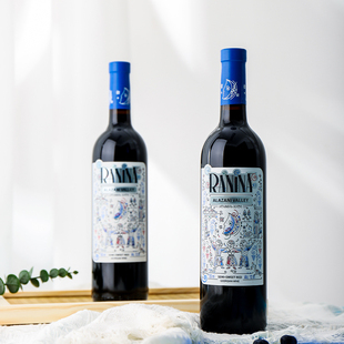 格鲁吉亚进口红酒拉尼娜小矮人半甜红葡萄酒750ml女生微醺晚