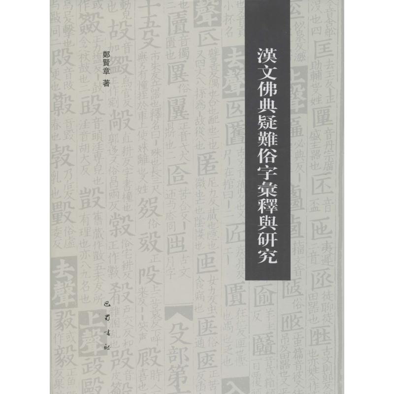 汉文典疑难俗字汇释与研究四川巴蜀书社有限公司9787553107004