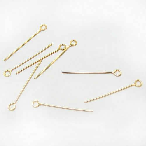 DIY饰品材料配件5折疯抢 24mm9字针 铁镀仿金 2.5元50克 1B80